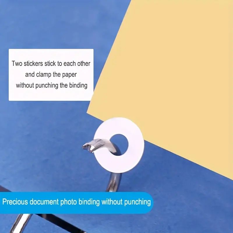 250-Piece Pvc Binder Stickers With Adhesive Hole Reinforcement, Label Round Stickers  - Protect Your Loose-Leaf Books!