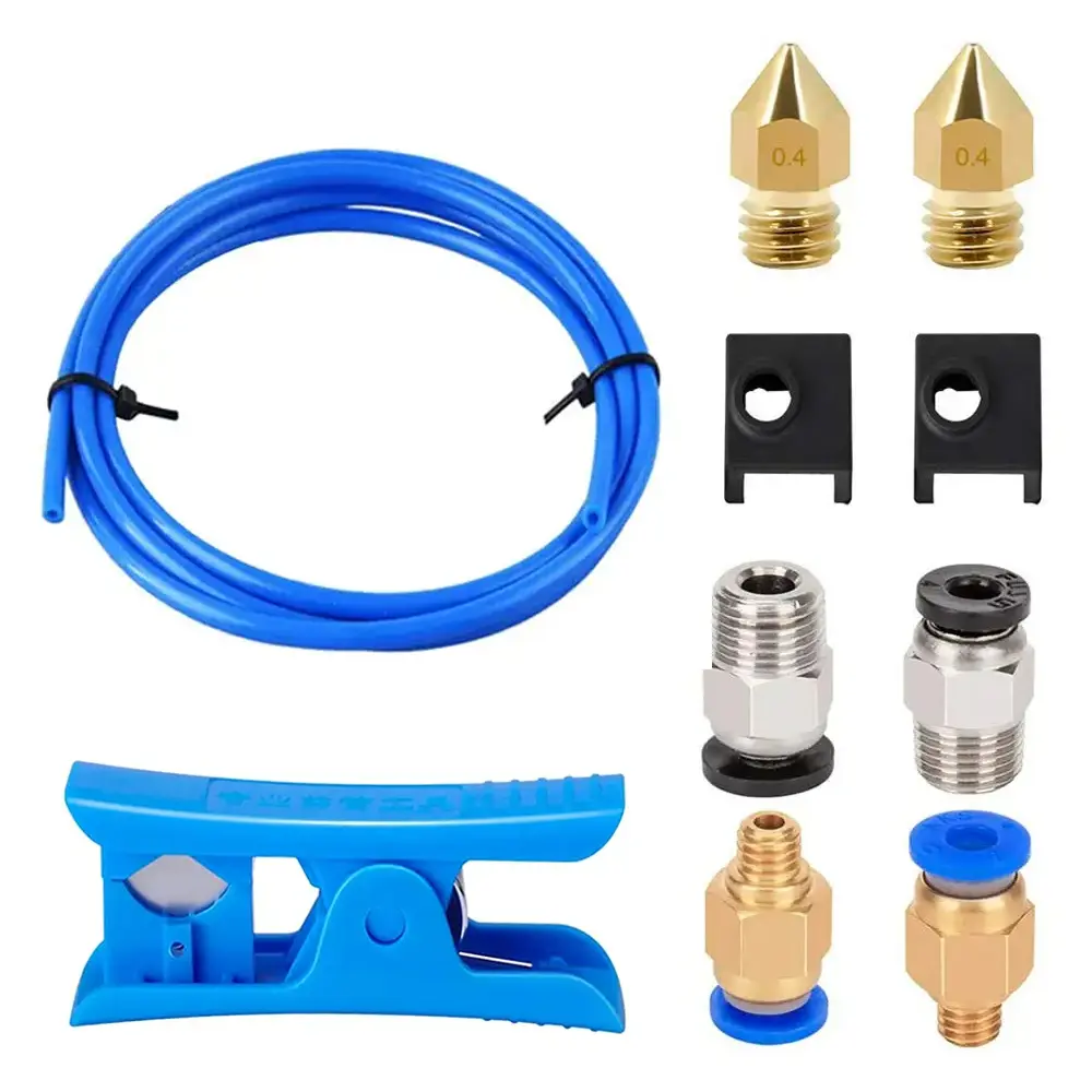 1M Bowden PTFE Tubing for 1.75mm Filament With PC4-M6 Fittings PC4-M10 Pneumatic For Creality Ender 3/ Pro Ender 5/Pro CR-10/10S