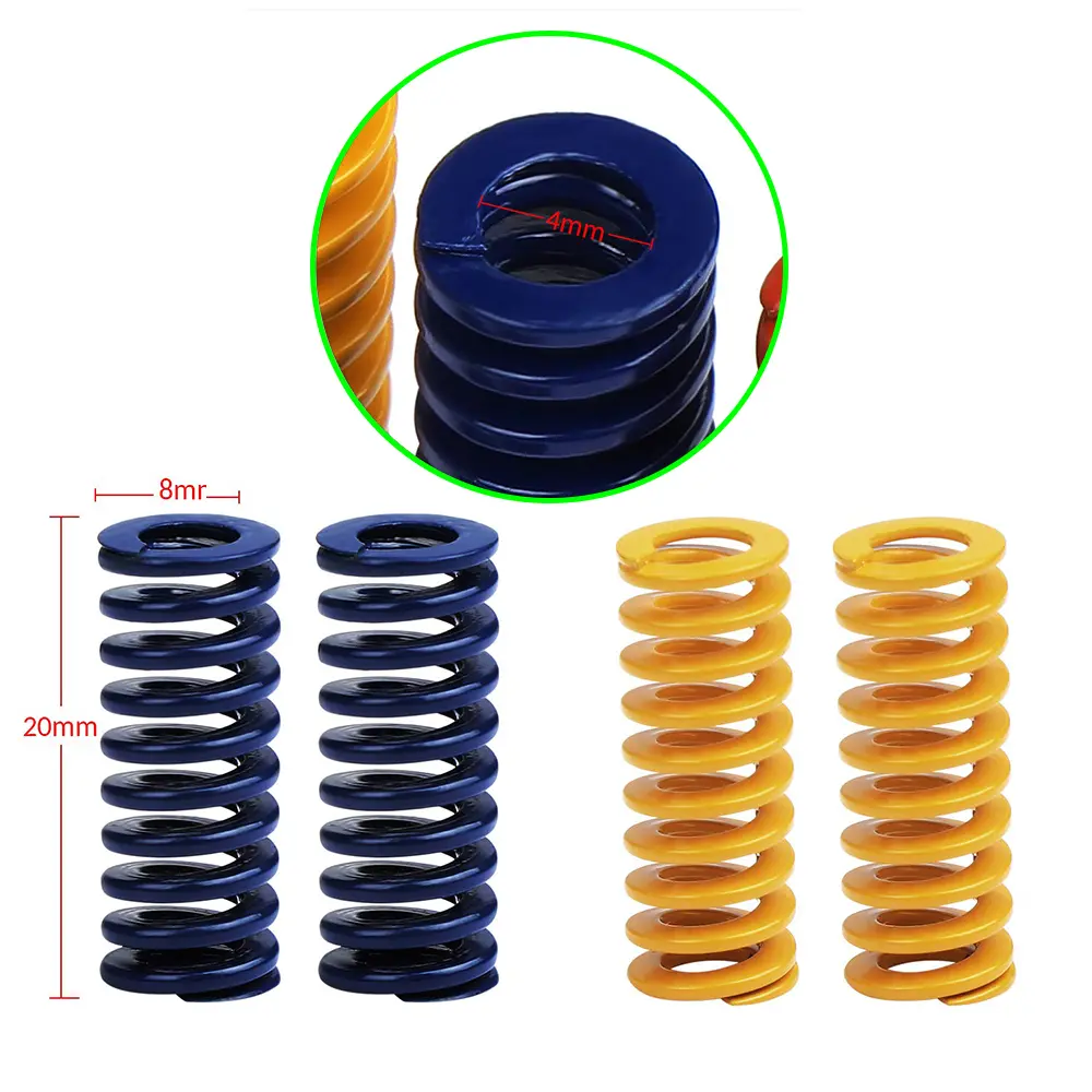 5/10 PCS 8*20mm 3D Printer Motherboard Compression Springs Light Load For CR-10 Ender 3 HeatBed Spring Bottom Connect Leveling