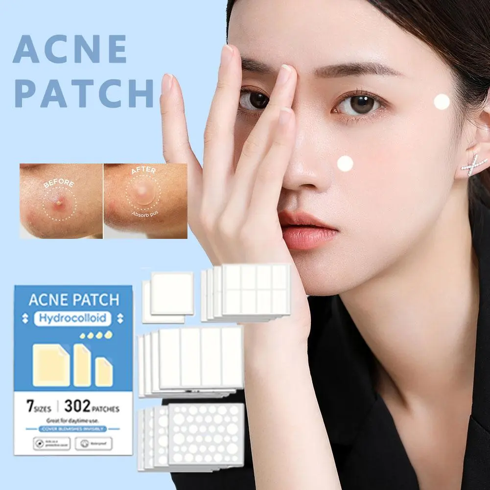 Acne Pimple Patches Invisible Removal Pimple Anti-Acne Hydrocolloid Patches Spots Mark Concealer Waterproof Repair Sticker