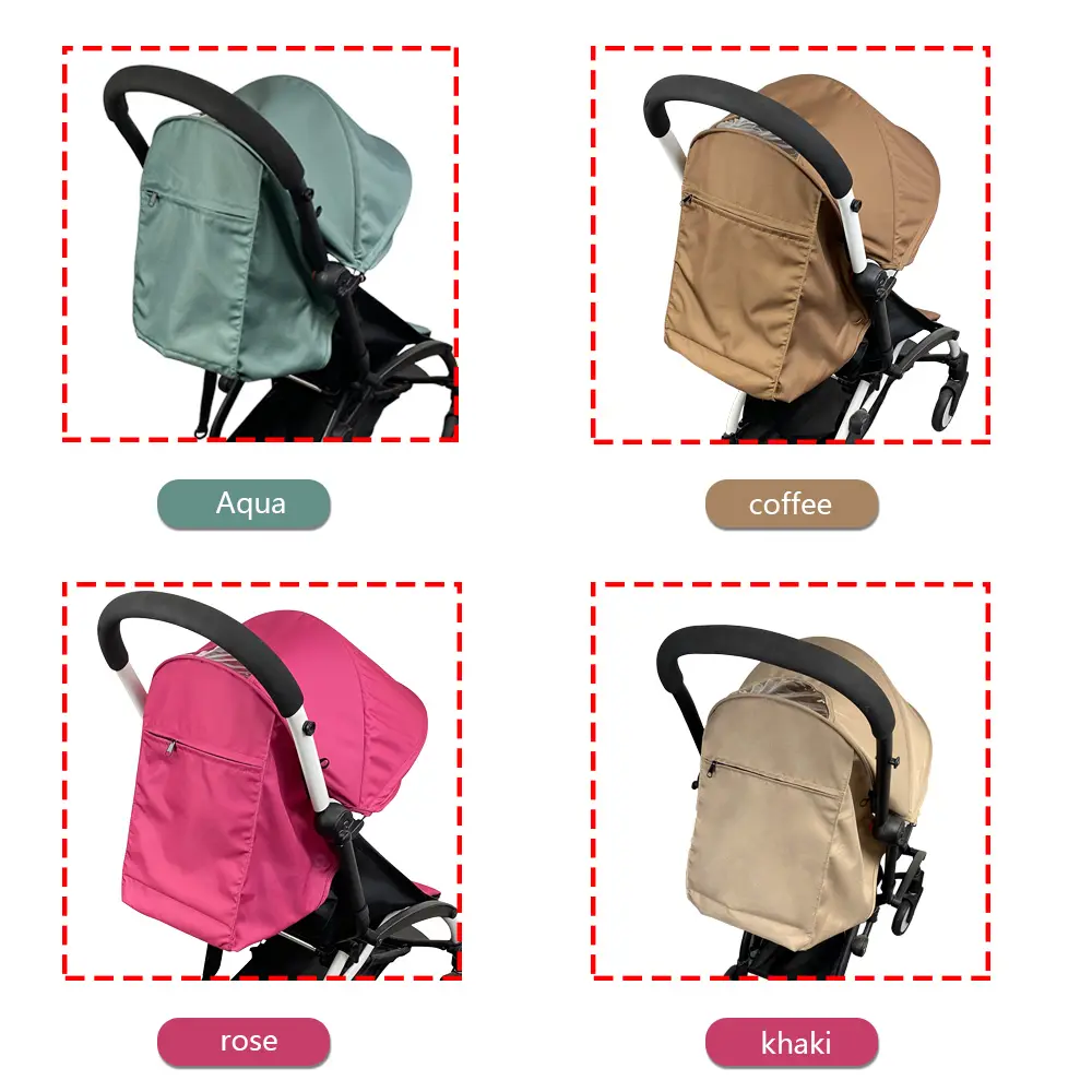 Baby Stroller Replacement Cover Seat Cushion Compatible With YOYO ,YOYO+ ,YOYO2 Strollers ,Waterproof  Back Zipper Pocket