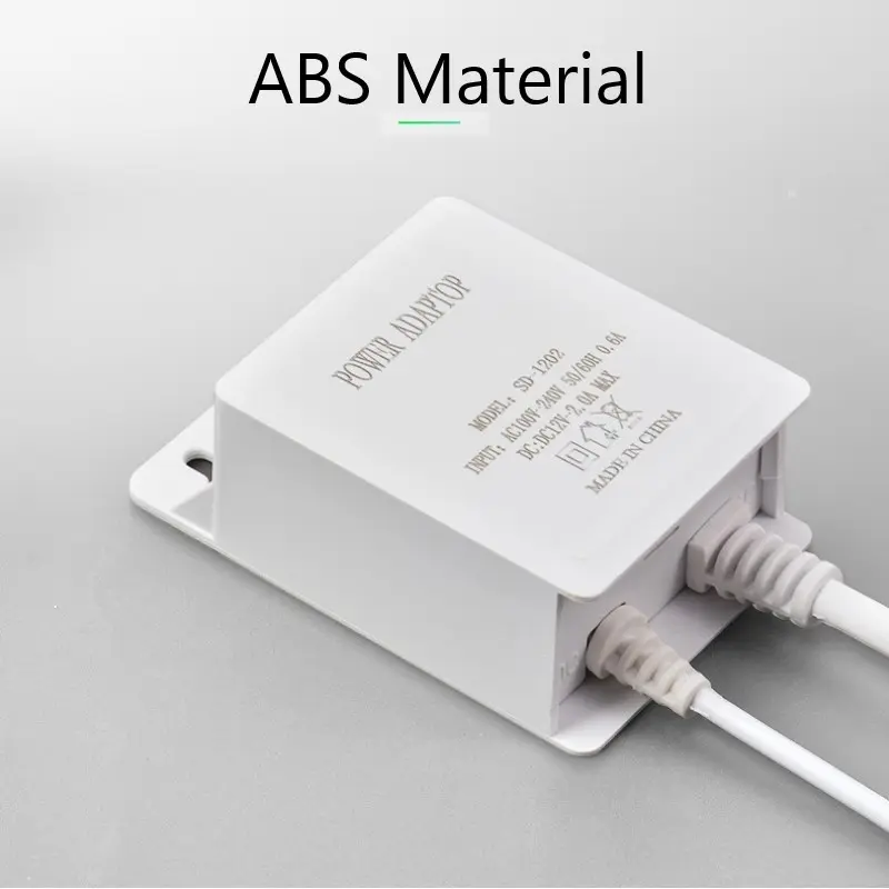 Waterproof Outdoor Power Adapter 100V 240V AC to 12V DC US EU Plug for Europe Charger Supply Converter