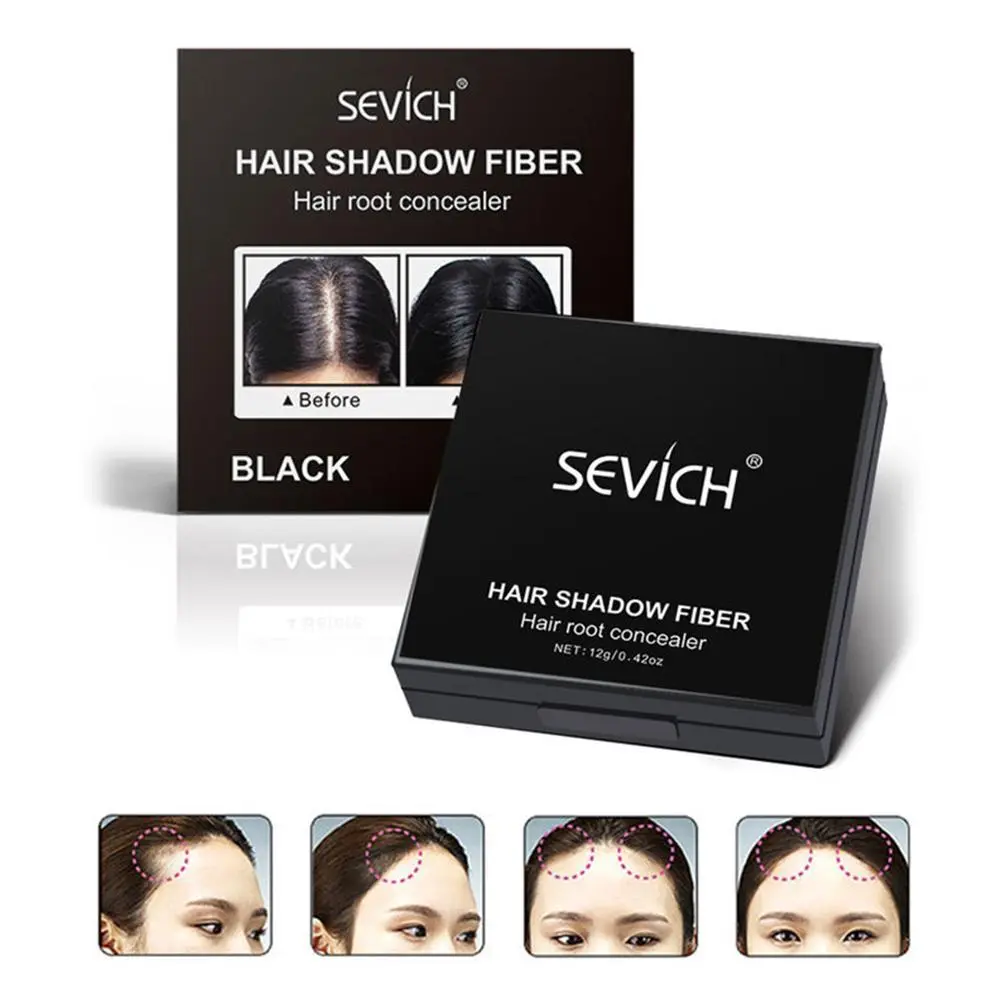 3 Colors Temporary Hair Shadow Powder Natural Instant Cover Up Makeup Hair Concealer Coverage Repair Hairline Hair Loss Powder