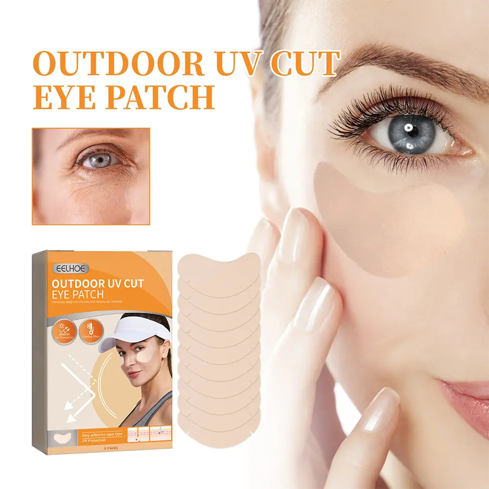 Outdoor UV Cut Eye Patch Nose Sunscreen Nose Patch Sunscreen Mask Soothing Sunscreen Face Protector Anti Sun For Skin Care