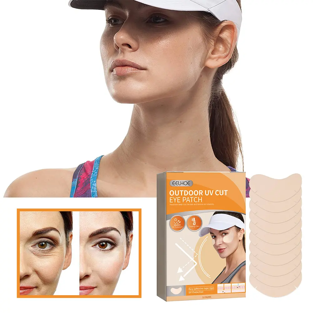 Outdoor UV Cut Eye Patch Nose Sunscreen Nose Patch Sunscreen Mask Soothing Sunscreen Face Protector Anti Sun For Skin Care