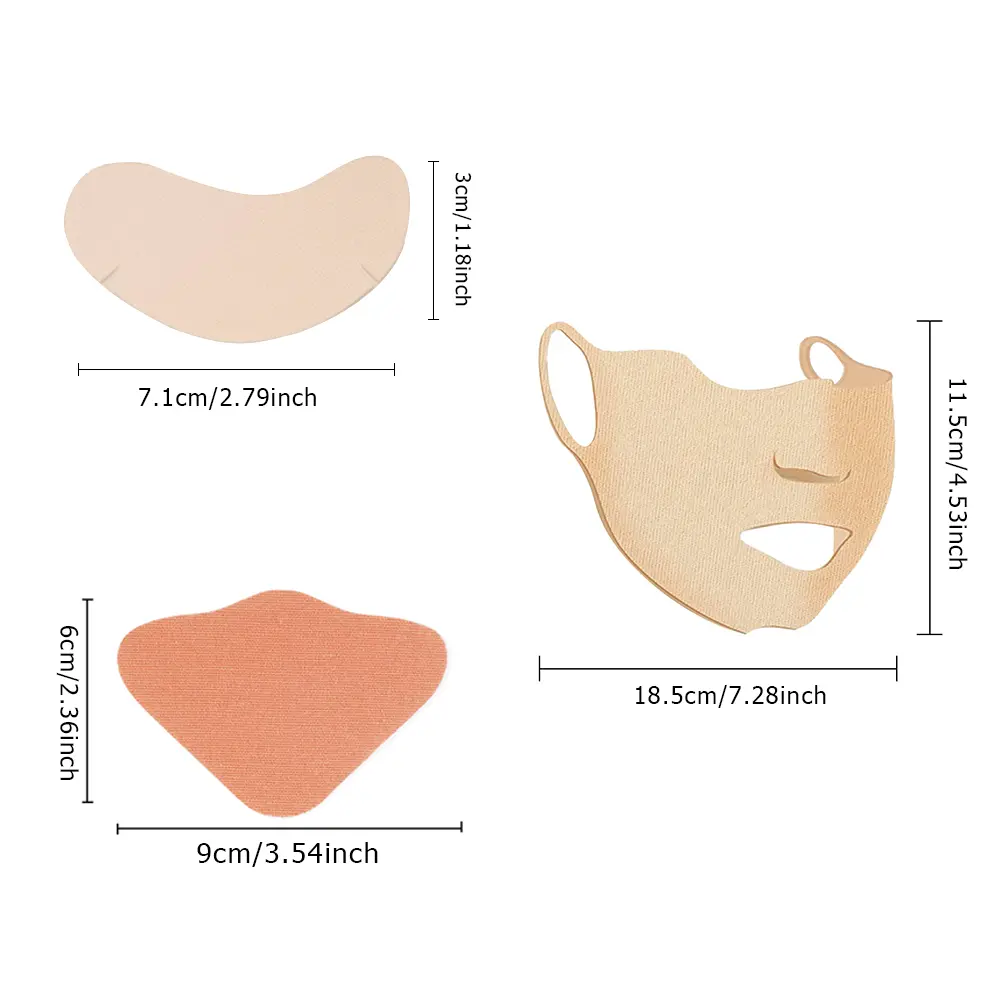 Outdoor UV Cut Eye Patch Nose Sunscreen Nose Patch Sunscreen Mask Soothing Sunscreen Face Protector Anti Sun For Skin Care