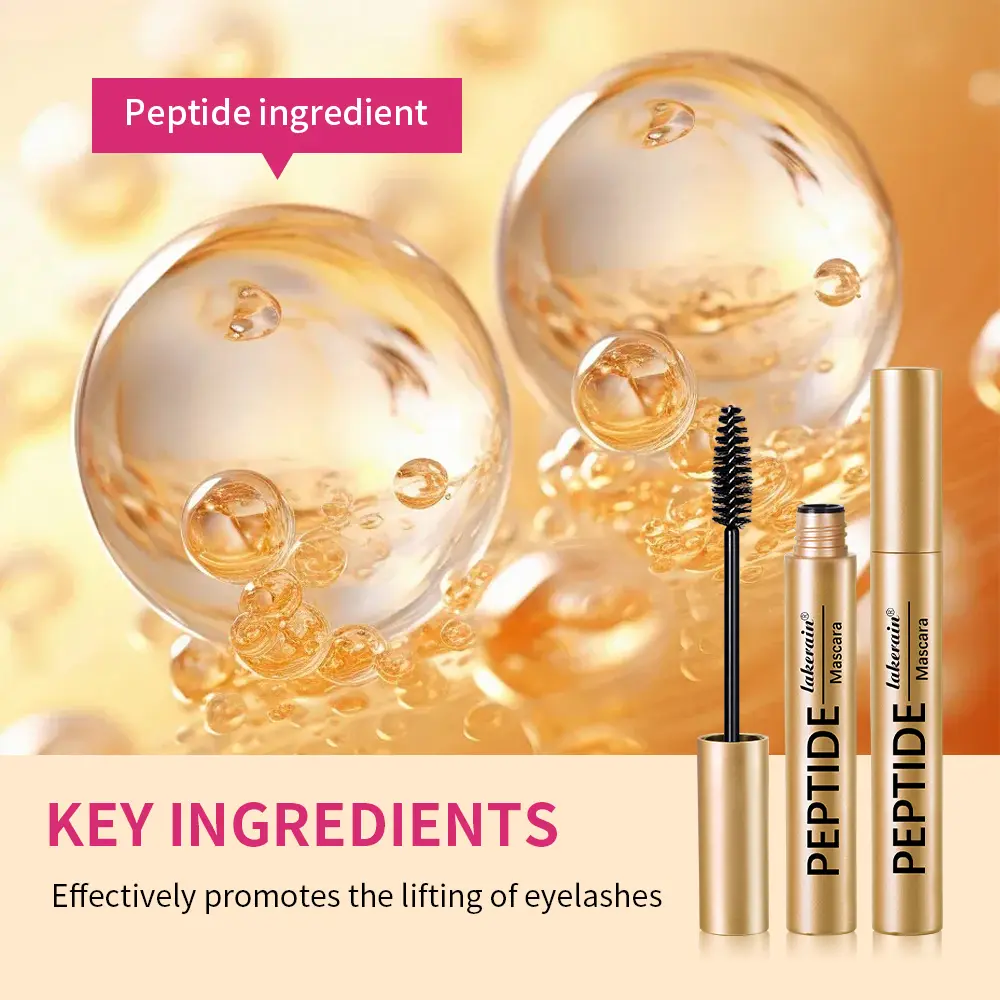 Waterproof Mascara Lengthens Eyelashes Black Thick Long Smudge-proof Plump Encrypted Long-lasting Curling Large Eye Makeup Women