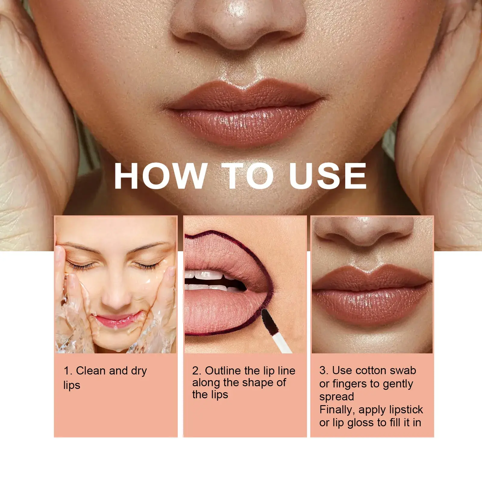 EELHOE Lip Tint Peel off Lip Liner Stain Waterproof Long Lasting Matte Pencil Lip Liner Tattoo Lipgloss Set Makeup Cosmetics 5ml