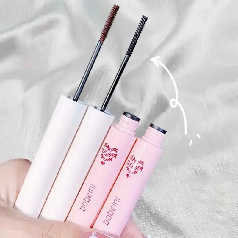 Brown Black 3D Fiber Mascara Makeup Ultra-Fine Brush Lengthens Eyelashes Waterproof Fast Dry Natural Curling Mascaras Comestics