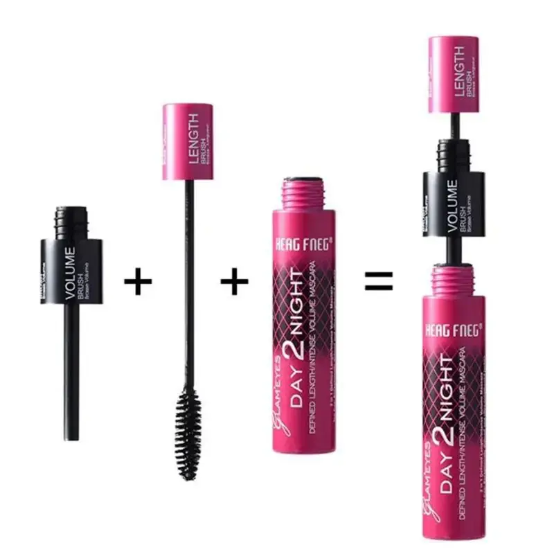 Mascara Black Curled Lashes Lengthens Eyelashes Extra Volume Long Lasting Waterproof Natural Quick Drying Lashes Female Makeup