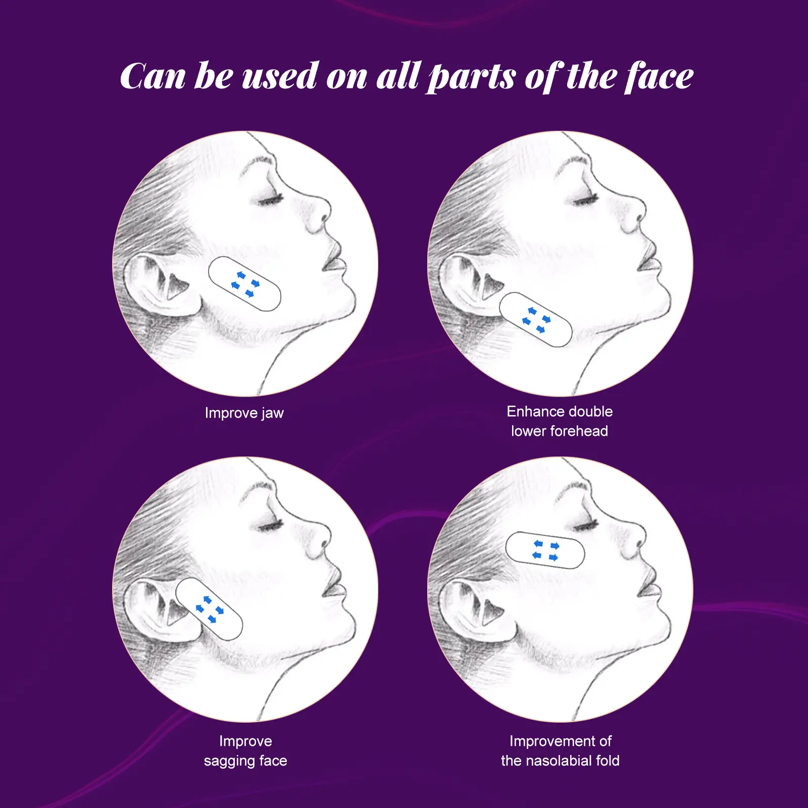 Lifting Face Patches Waterproof Double Chin Remove Sagging Face Slimming Nasolabial Folds Tightening Skin V Face Invisible Patch