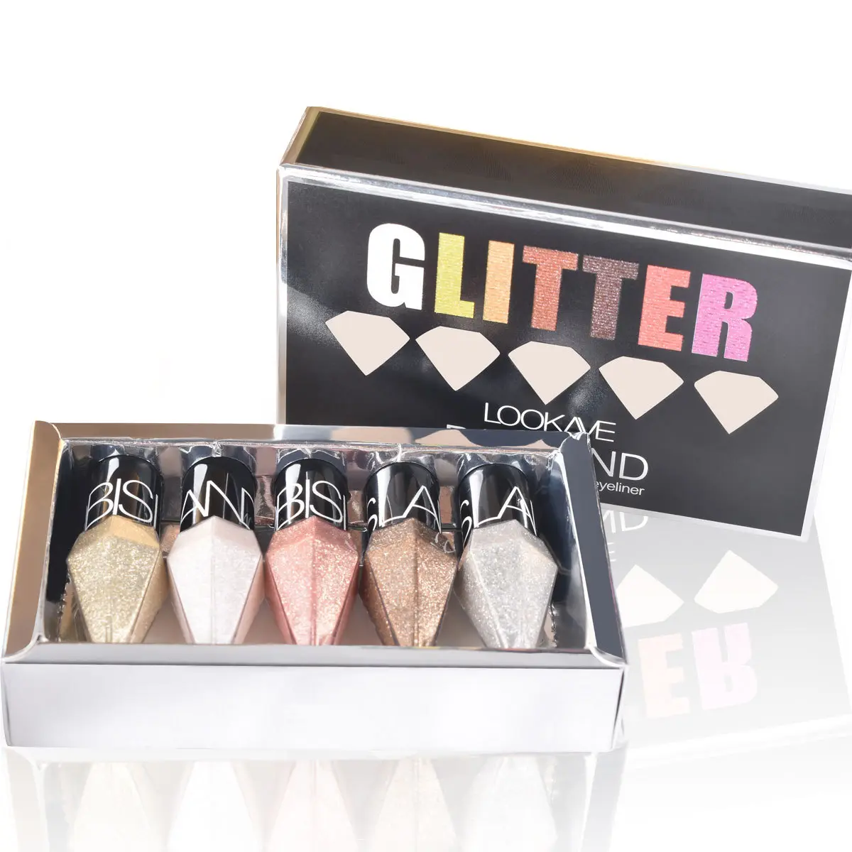 Diamond Shiny Eyeliner Eyeshadow Stick Waterproof Glitter Sequins Pink Liquid Eye Liners Eye Shadow Pen Korean Makeup Cosmetics