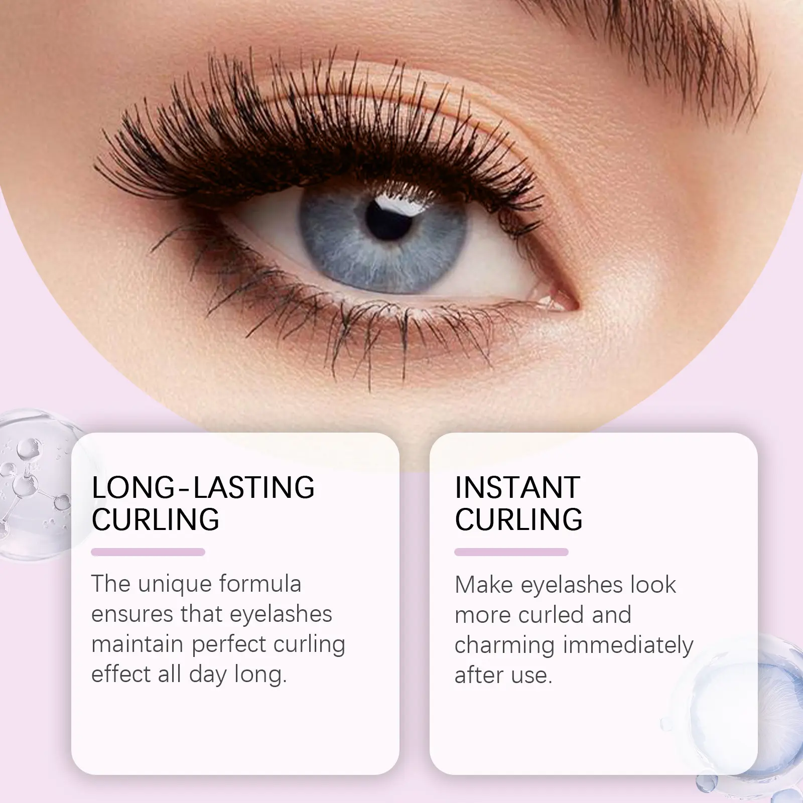 Eelhoe Curling Mascara Series Keep Thicking Lengthening Eyelashes Extension Volume Makeup Cosmetics Waterproof Black Mascara 5ml