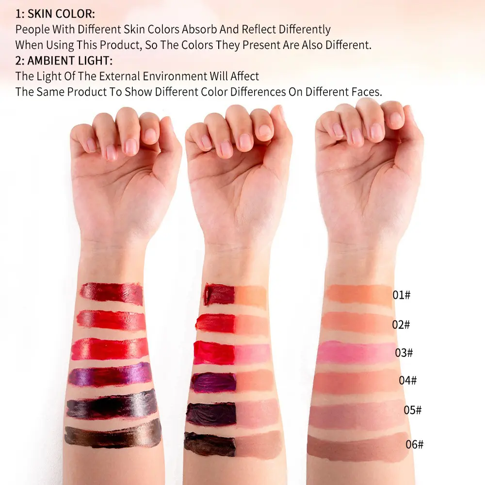 6 Colors Peel Off Lip Gloss Fruity Outline Contour Tattoo Lip Stain Matte Nude Pink Waterproof Lasting Tear Off Natural Lip Tint