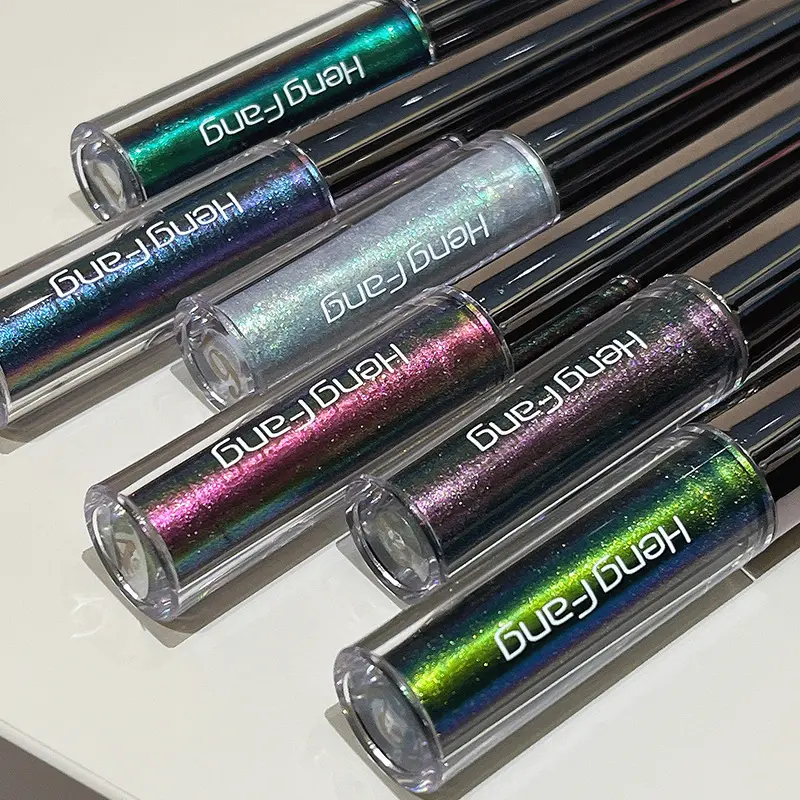 Shiny Chameleon Liquid Eyeliner Waterproof Glitter Pigment Pearl Gloss Eyeliner Makeup Smudge-proof Green Purple Eyeliner Makeup