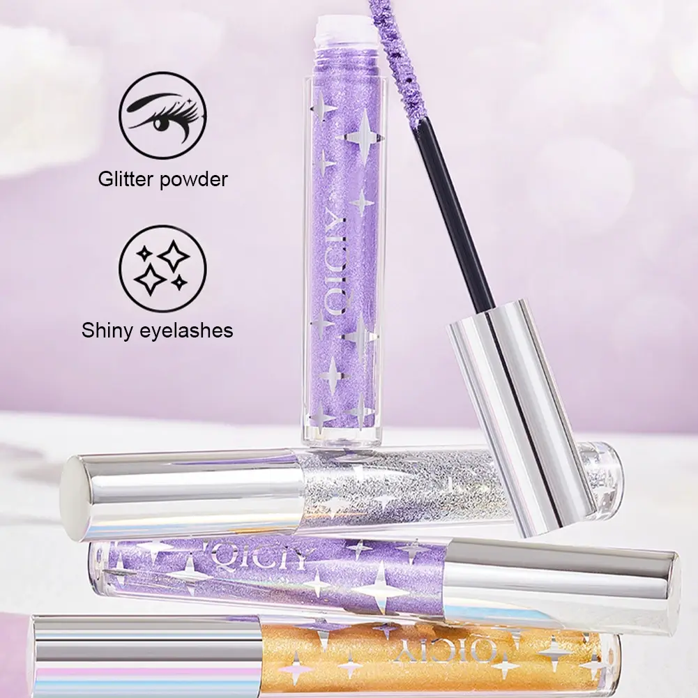 Magic Color Mascara Shining Eye Black Long Curly Waterproof Colorful Eye Black Curling Mascara Makeup Cosmetic