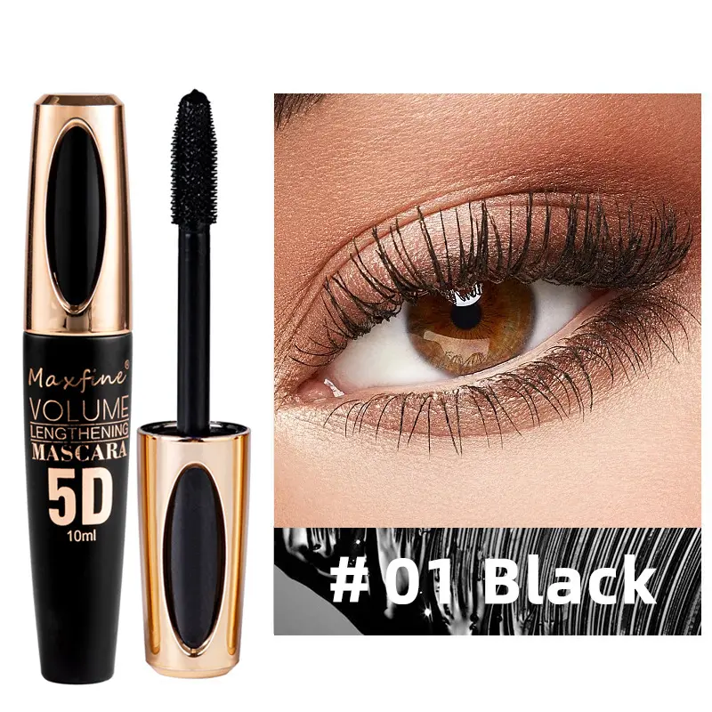 5D Mascara Makeup Waterproof Sweatproof Non-smudgy Non-smudge Natural Lengthening Lasting Cosmetics Makeup Cosmetic