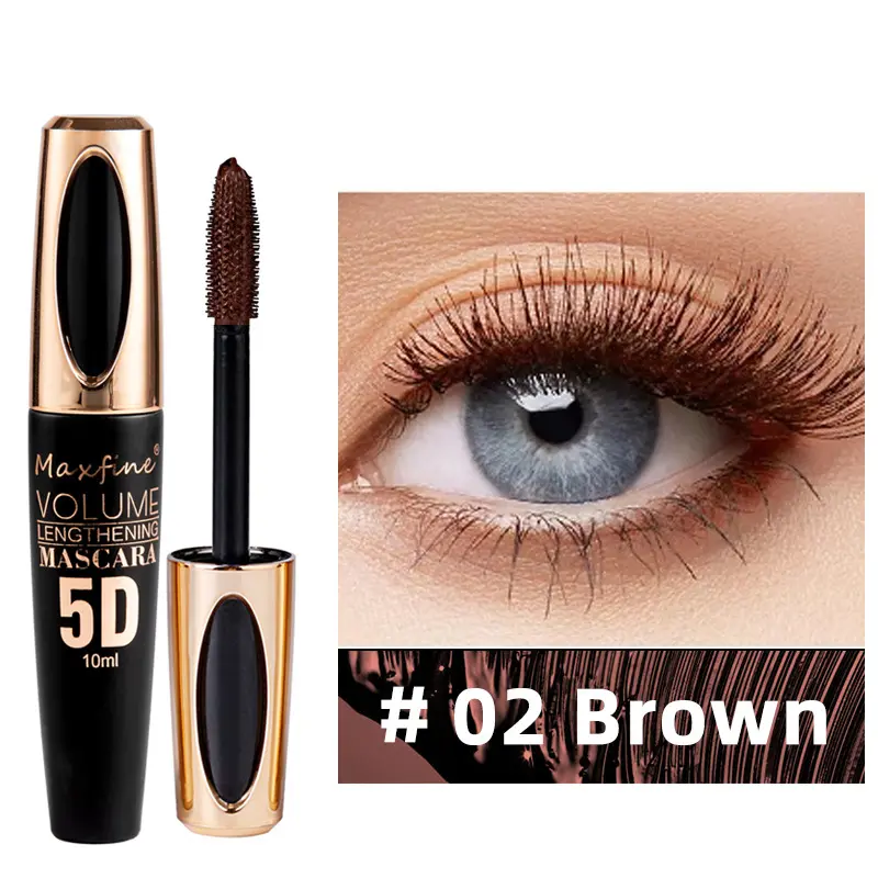 5D Mascara Makeup Waterproof Sweatproof Non-smudgy Non-smudge Natural Lengthening Lasting Cosmetics Makeup Cosmetic