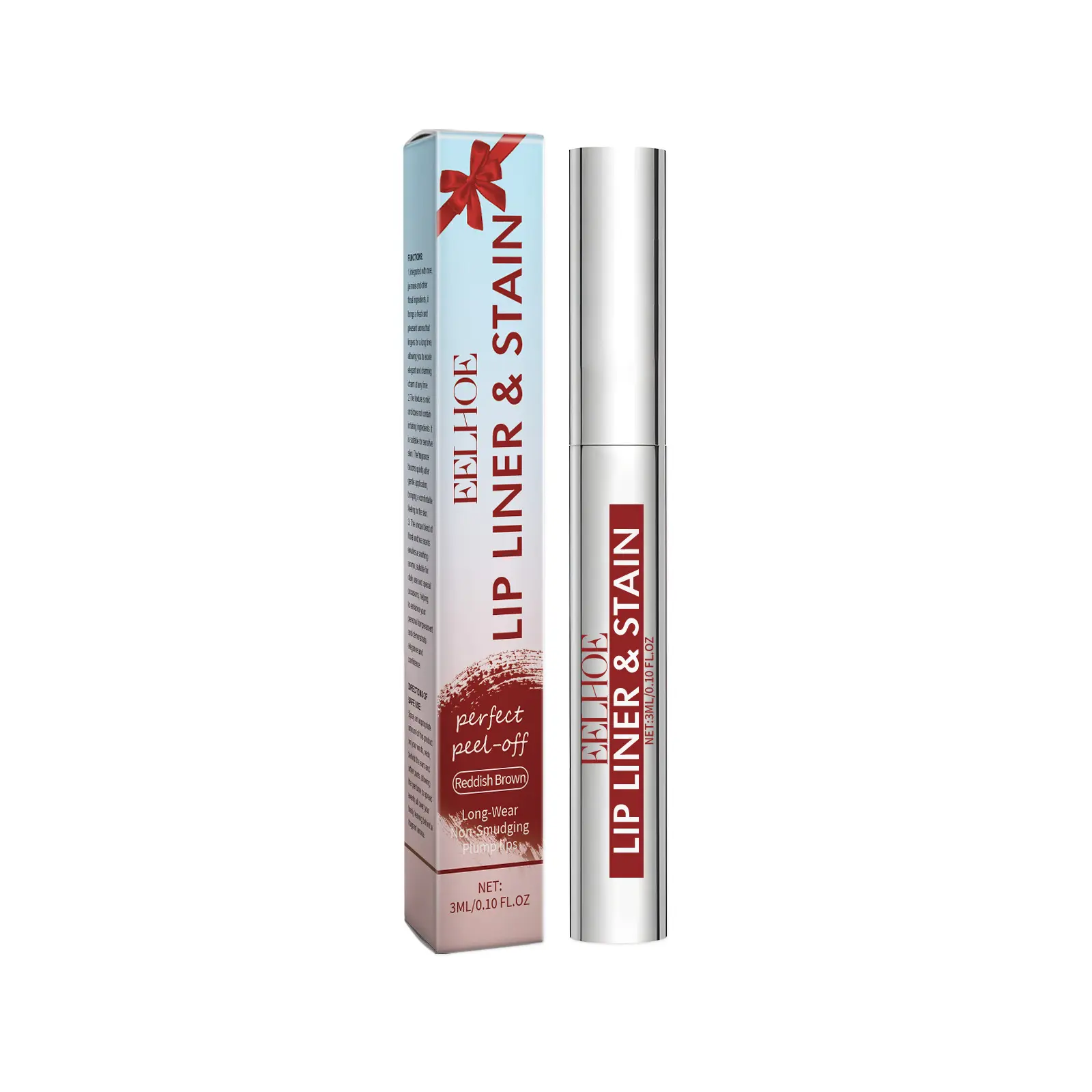 EELHOE Peel off Lip Liner Tattoo 3 Colors Matte Waterproof Non-stick Tear-Off Lip Stain Long Lasting Lip Liner Make up Cosmetics