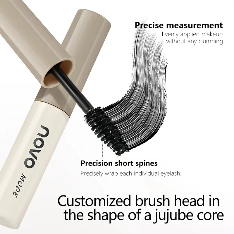 Black Mascara, Waterproof & Long-Lasting, Volumizing and Curling, Suitable for Mascara Base and Everyday Look