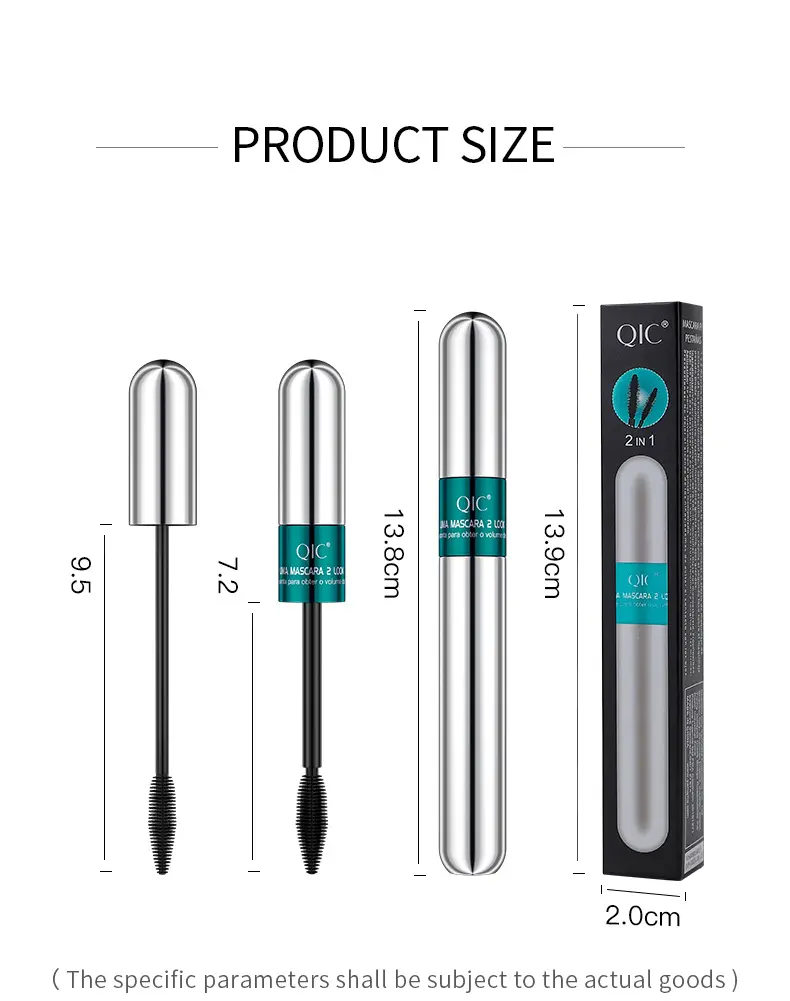Rimel 4D Silk Fiber Eyelash Mascara Waterproof Long-Lasting Extra Volume Lengthening Lash Thick Eyelash Black Mascara Cosmetics