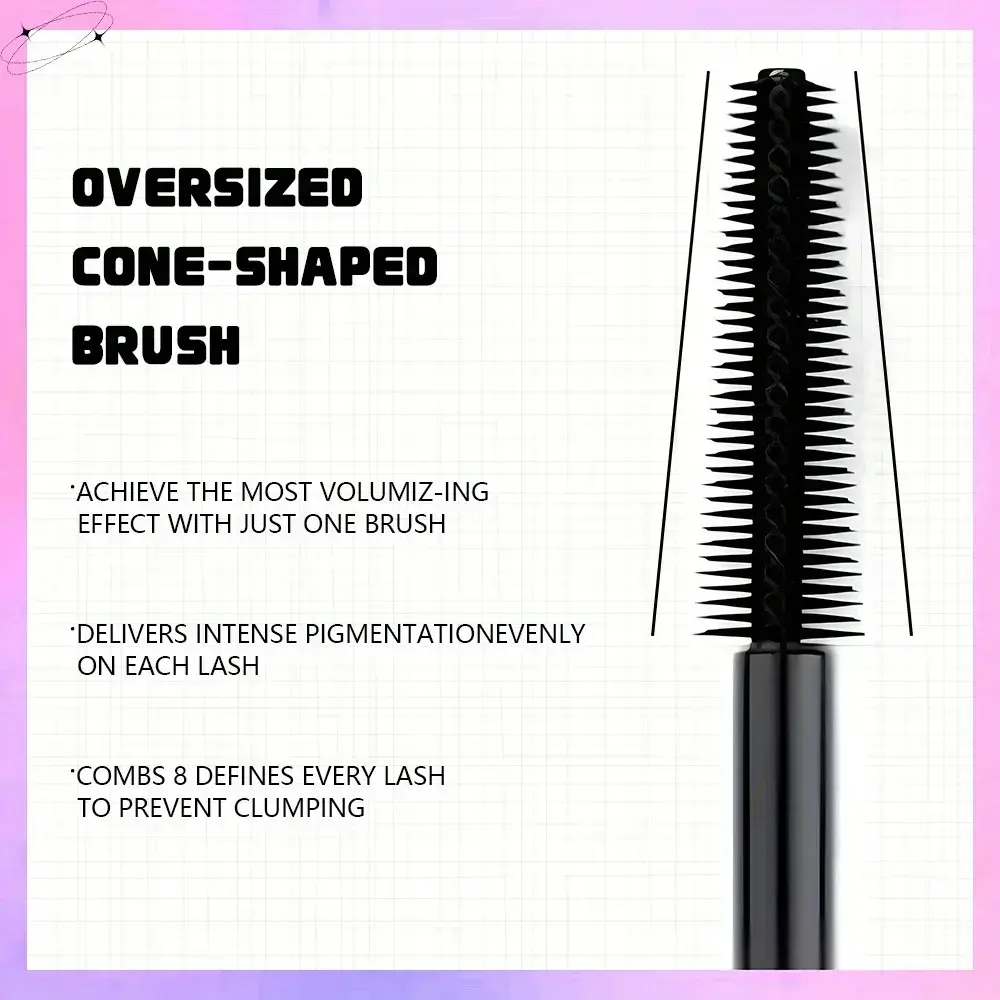 1PC Mascara waterproof and sweat-proof dense slender non-smudging curl
