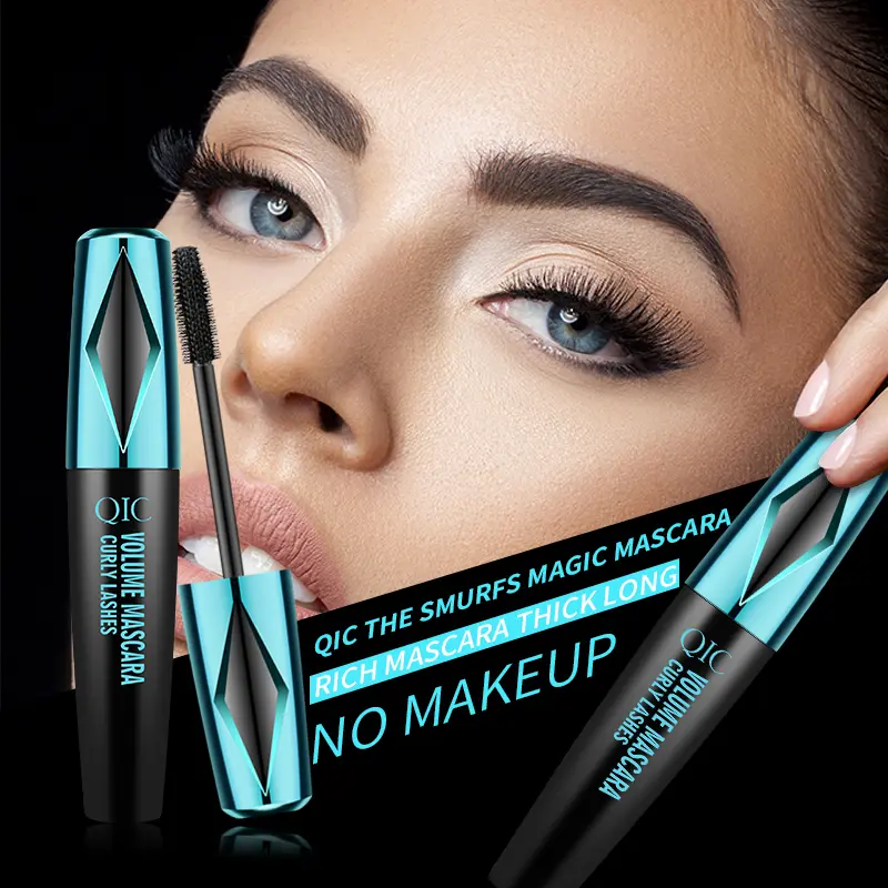 4D Lash Mascara Black Eye Lashes Waterproof & Smudge-Proof Long-Lasting No Flaking Natural No Clumping, All Day Exquisitely Full