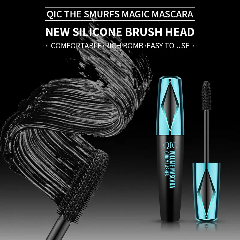 4D Lash Mascara Black Eye Lashes Waterproof & Smudge-Proof Long-Lasting No Flaking Natural No Clumping, All Day Exquisitely Full