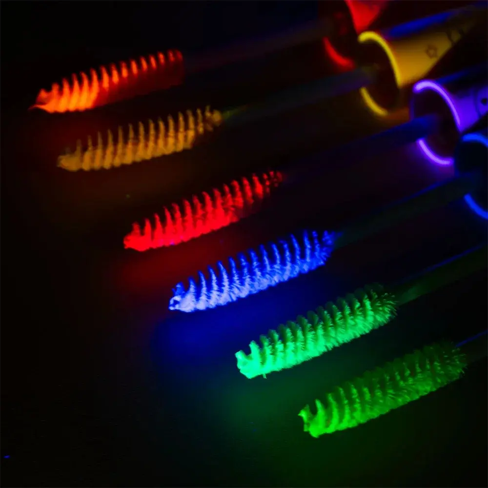 6Color Neon Mascara Fluorescence Waterproof Lasting Cosmetic Luminous Pigment Quick Dry Mascara Non Caking Eyelash Extend Makeup