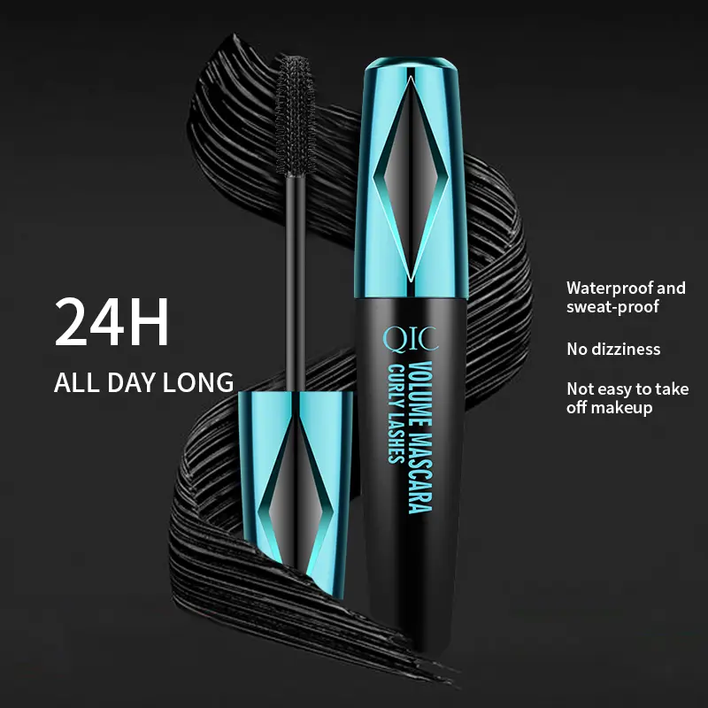 4D Lash Mascara Black Eye Lashes Waterproof & Smudge-Proof Long-Lasting No Flaking Natural No Clumping, All Day Exquisitely Full
