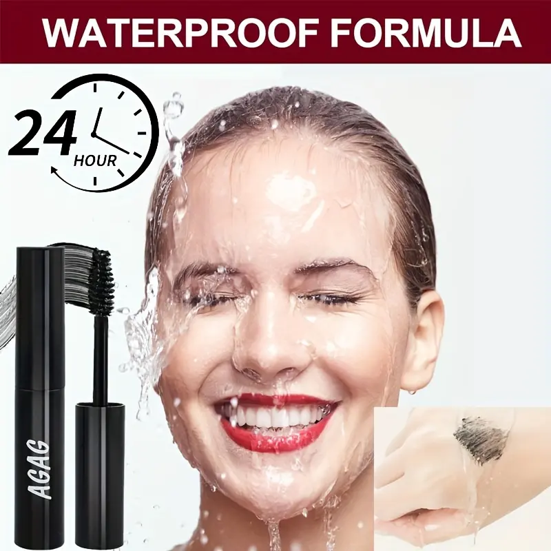 Waterproof Mascara, 4d Extension And Plumpness, Non-Stick, Non-Greasy, 24-Hour Natural Appearance And Comfortable Use