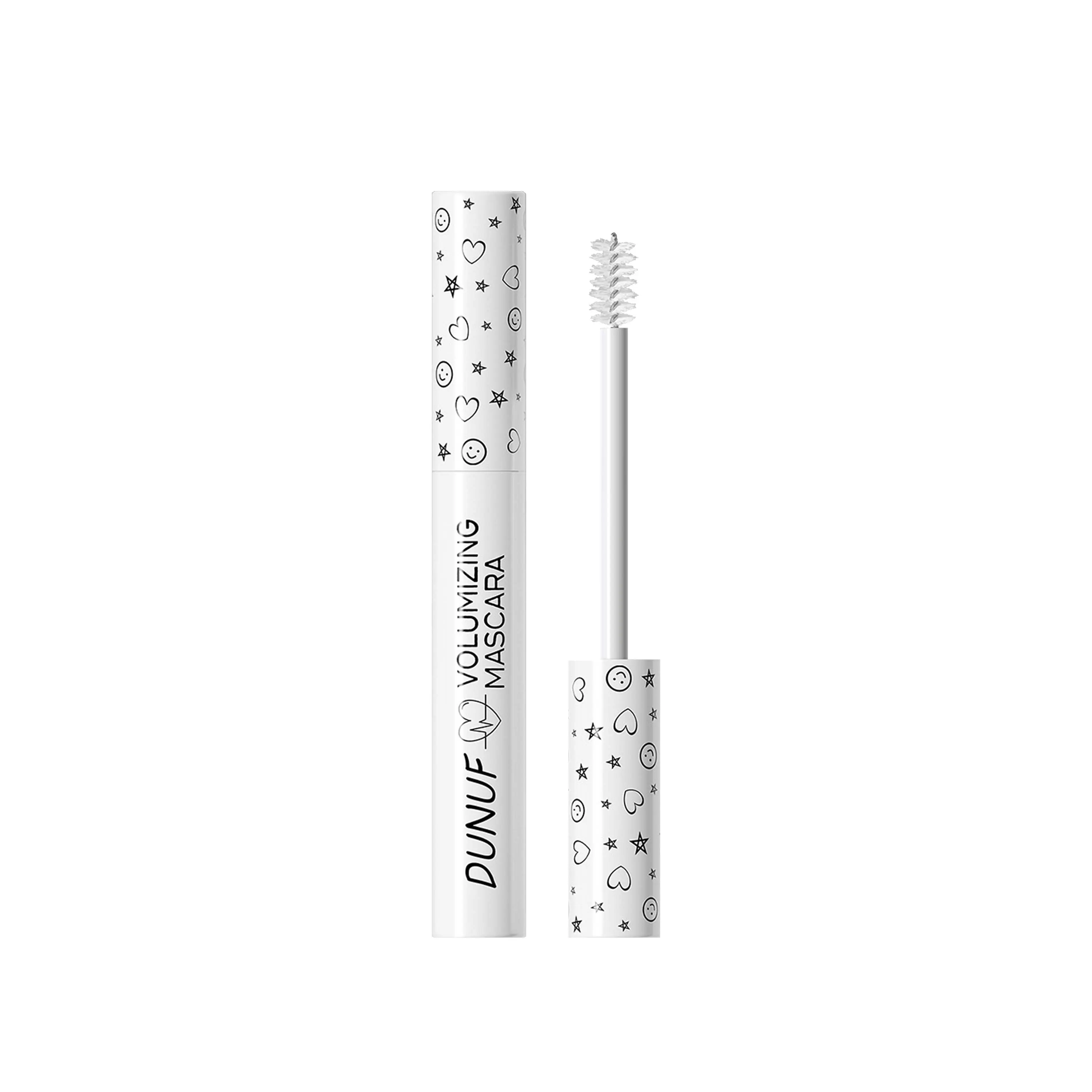 White Slender Curly Mascara, Color Mascara Waterproof Not Easy To Smudge, Portable Fine Brush Head，Holiday Makeup