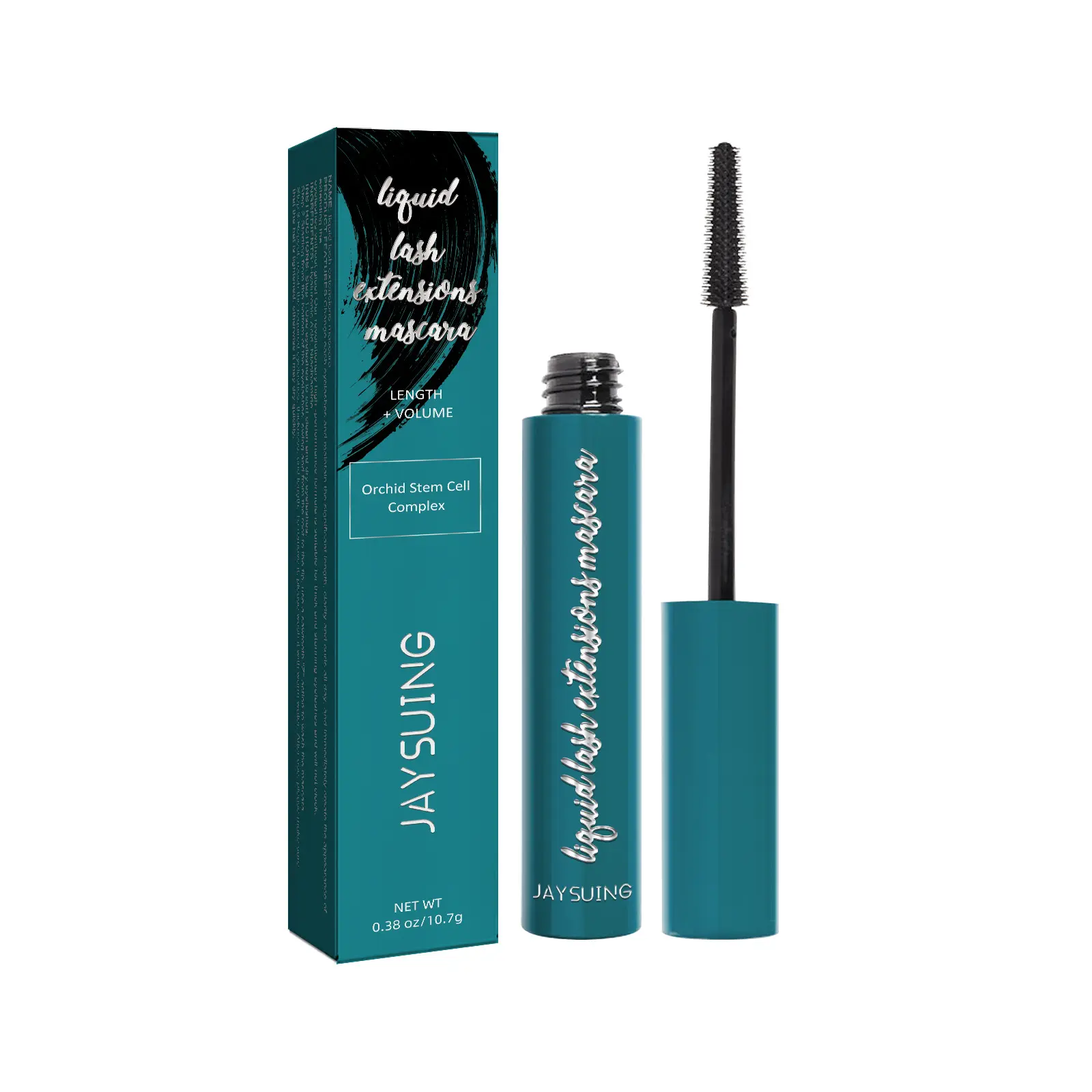 Eyelashes Lengthening Mascara Waterproof Silk Fiber Lash Thick Curling Eyelash Volume Extension Enhance Eyelashes Black Mascara