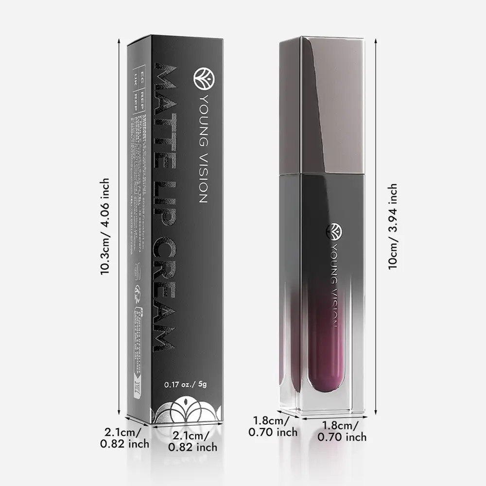 Matte Ink Liquid Lipstick Lasting Velvet Nude Lip Gloss Eyeshadow Blush Contour Non-stick Waterproof Lips Tint Waterproof Makeup
