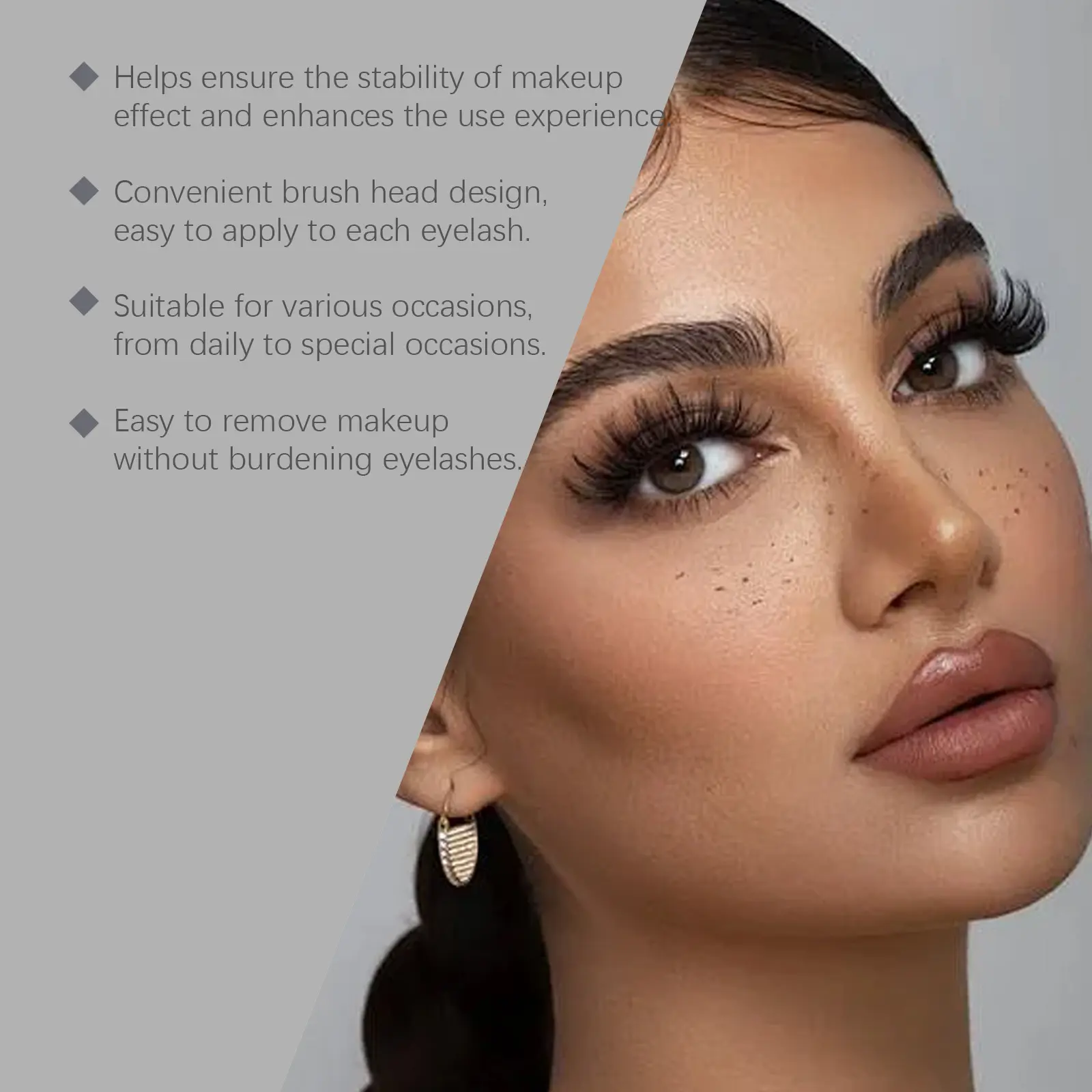 Eelhope Lengthening Eyelash Mascara Waterproof Smudge Proof Mascara Eyelash Makeup Long Lasting Curling Thickening Mascara 5ml