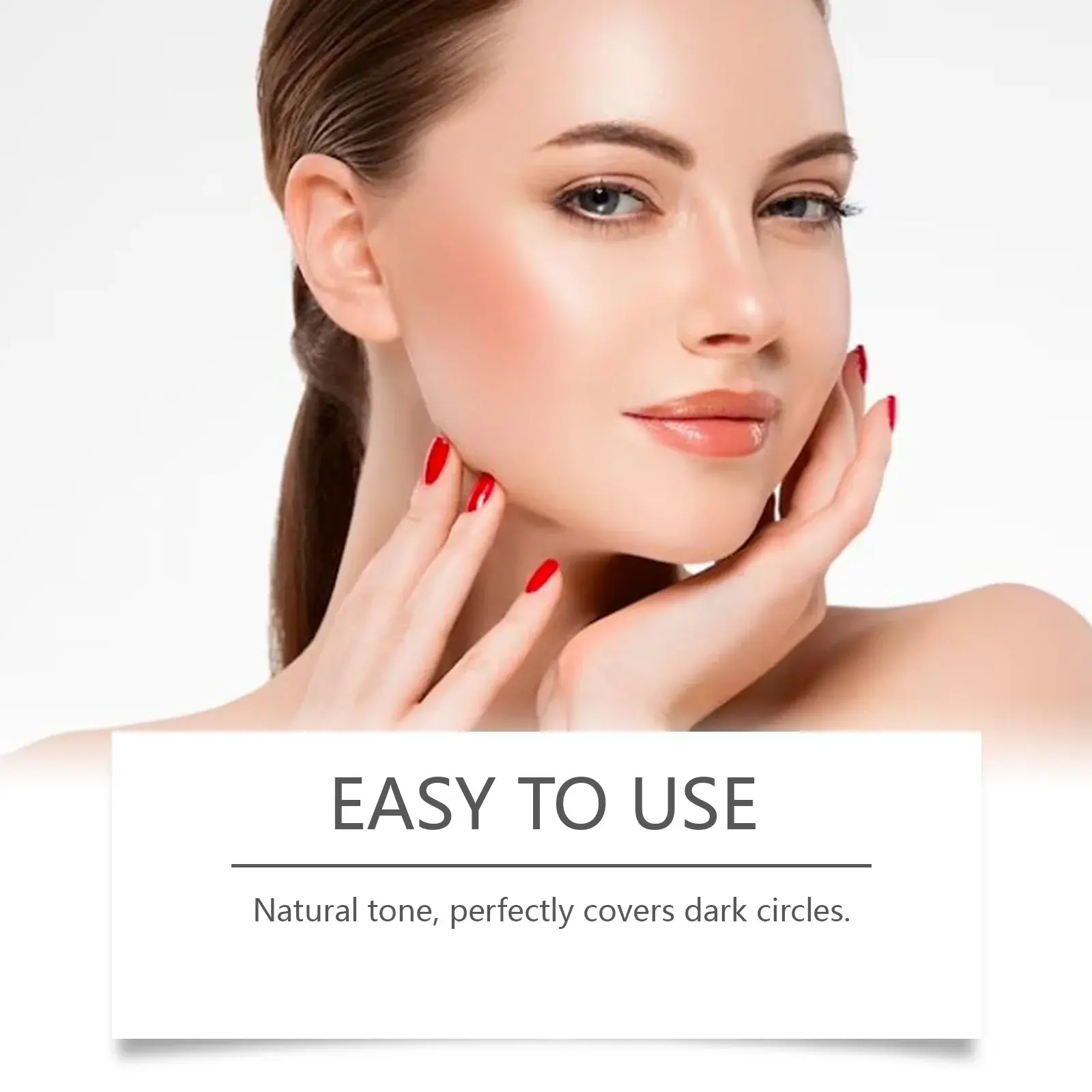 Concealer Lightweight Natural Coverage Of Skin Blemishes Spot Acne Print Cover Dark Circles Non-Removing Long-LastingMakeup