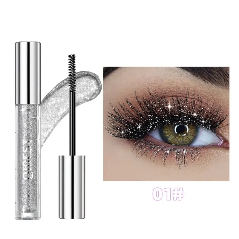 Sparkler Eyelash Cream Shine Broken Diamond Mascara Glitter Sparkling Snowflakes EyeLash Waterproof Mascara Eyelash Styling Tool