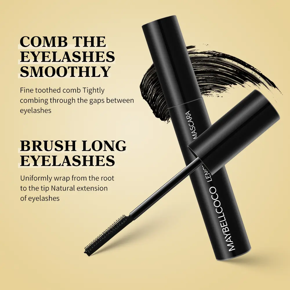 Black waterproof Mascara for all Lengthening make up products Eyelash Extension Eye Lashes mascara 4d effect Korean cosmetics