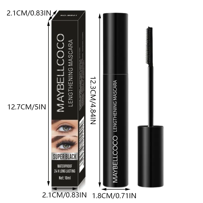 Black waterproof Mascara for all Lengthening make up products Eyelash Extension Eye Lashes mascara 4d effect Korean cosmetics