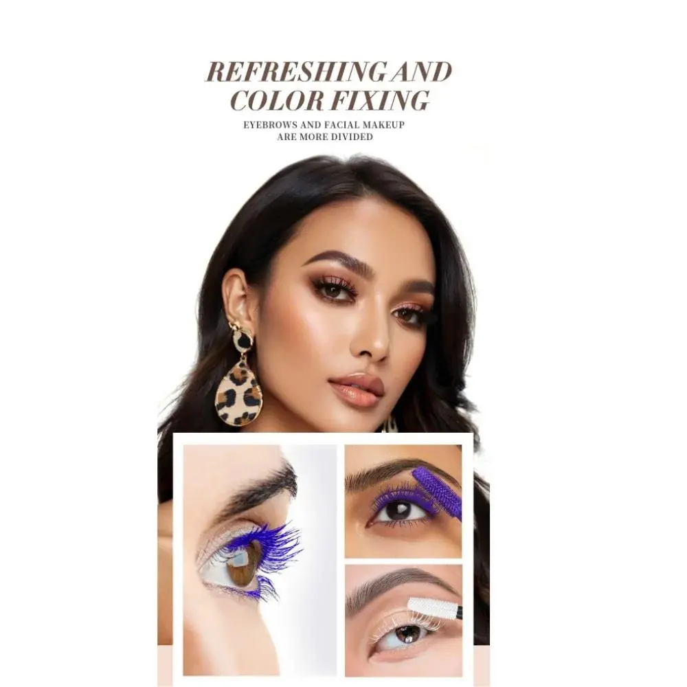 Waterproof Colorful Mascara For Women Long Lasting Volumizing Non Clumping Smudge Proof Curling Eyelash Enhancer Beauty Cosmetic