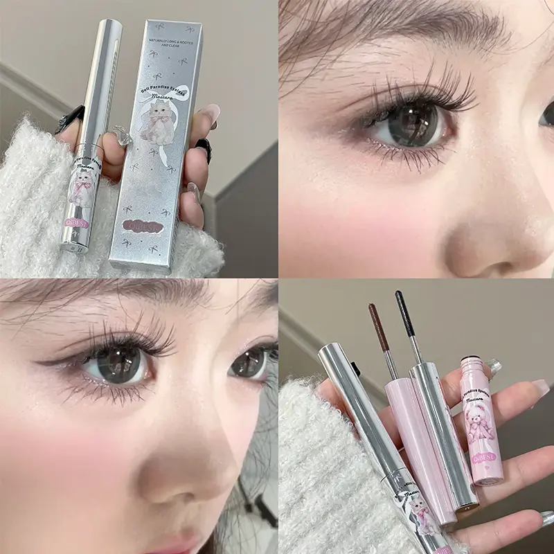 Eyelashes Lengthening Mascara Waterproof Long Lasting Silky Lash Black Eyelashes Extension Make Up Beauty Eye Korean Cosmetics