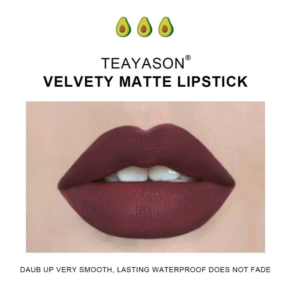 3pcs/Set Long Lasting Velvet Matte Lipstick Set Waterproof Sexy Red Nude Tint Pen Natural Makeup Cosmetic Beauty