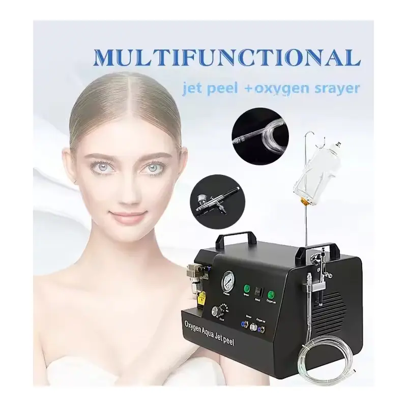 high quality facial clean hydro skin whitening Acne Treatment jetpeel beauty salon 3 in 1 oxygen jet peel oxygen facial machine