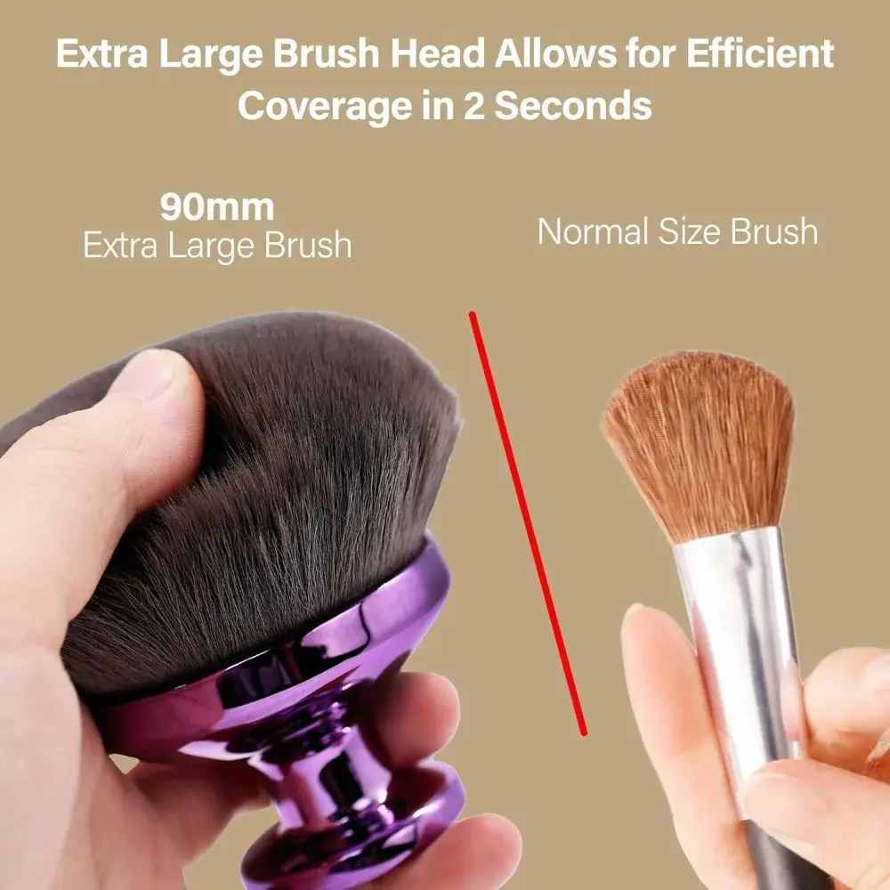Extra Large Body Makeup Brush for Self Tanner, Self Tanning Blend Brush Powder Brushes, Self-tanners, Face and Body Brush