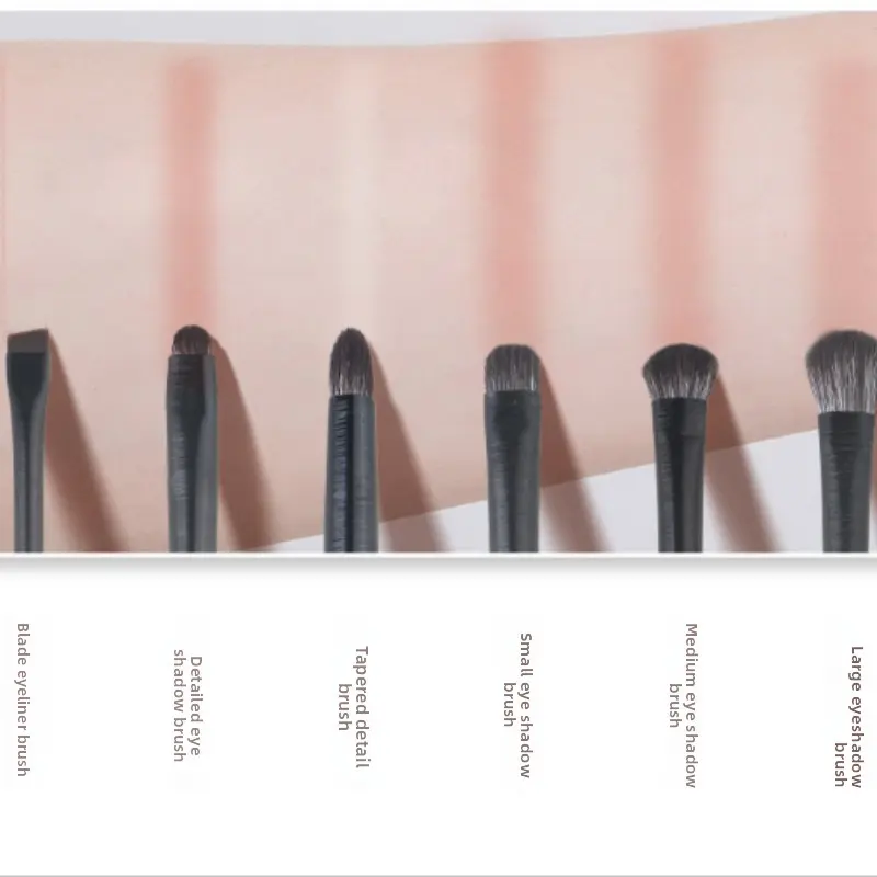 Soft Bristle Eyeshadow Brushes 10-piece Set Eye Makeup Smudge Undercover Eyeliner Blade Eye Detail Small Makeup Brushes