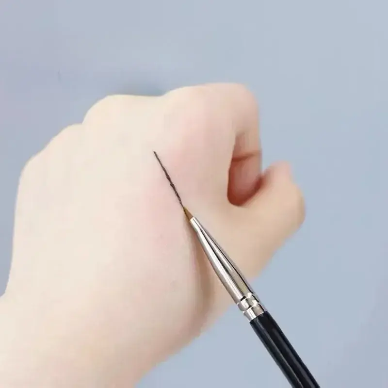 Bent Liner Makeup Brushes Angled Eyeliner Brush Eyeshadow Eye Brow Brushes Tool Fine Eyeliner Brushes Eye Contour Makeup Tool
