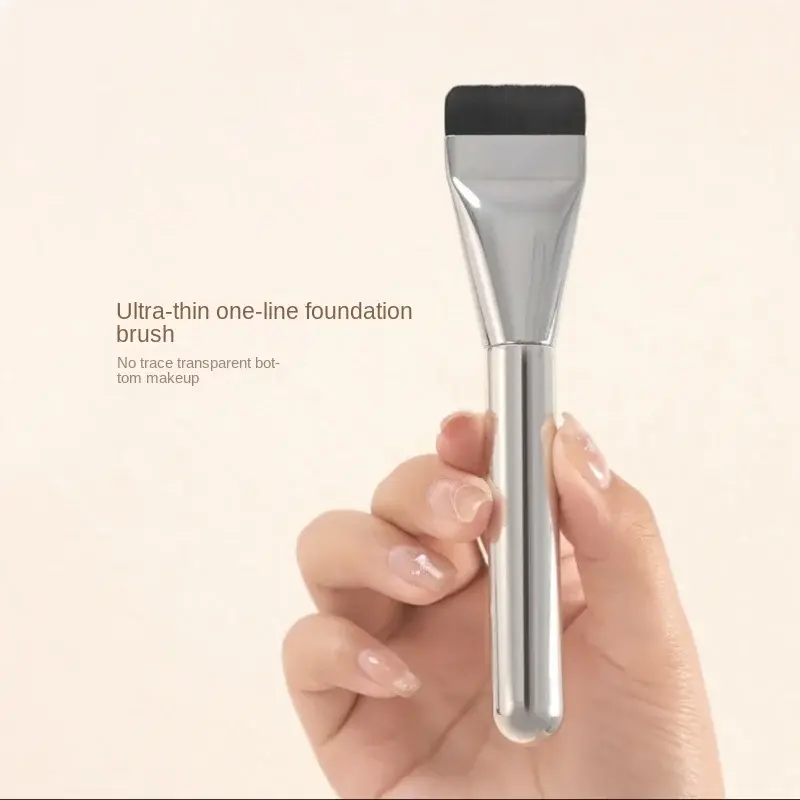 Ultra Thin Foundation Brush Lightweight and Thin Face Contour Brush Flat Contour Brush Blending Foundation Cream Makeup Brushes