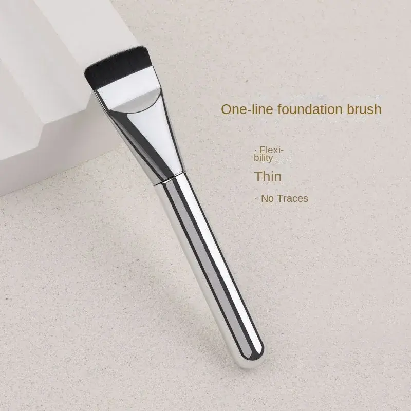 Ultra Thin Foundation Brush Lightweight and Thin Face Contour Brush Flat Contour Brush Blending Foundation Cream Makeup Brushes