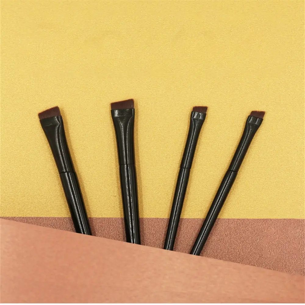 Permania 1/2pcs Blade Makeup Brushes Angled Thin Eyebrow Brush Flat Fine Eyeliner Brush Professional Liner Brow Make Up Tool