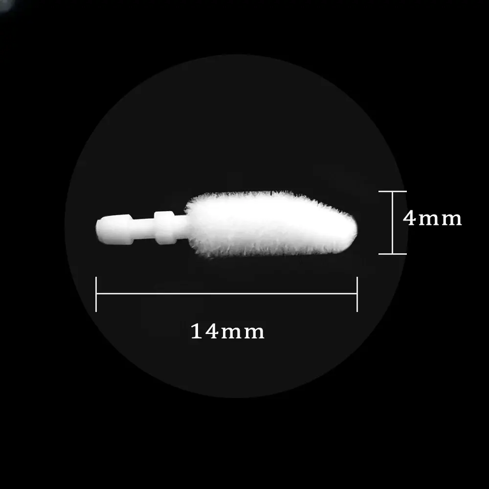Disposable Lip Brush Cotton Head 500pcs Replacement Head for Lipstick Applicator Makeup Tool For Eyelashes Extension
